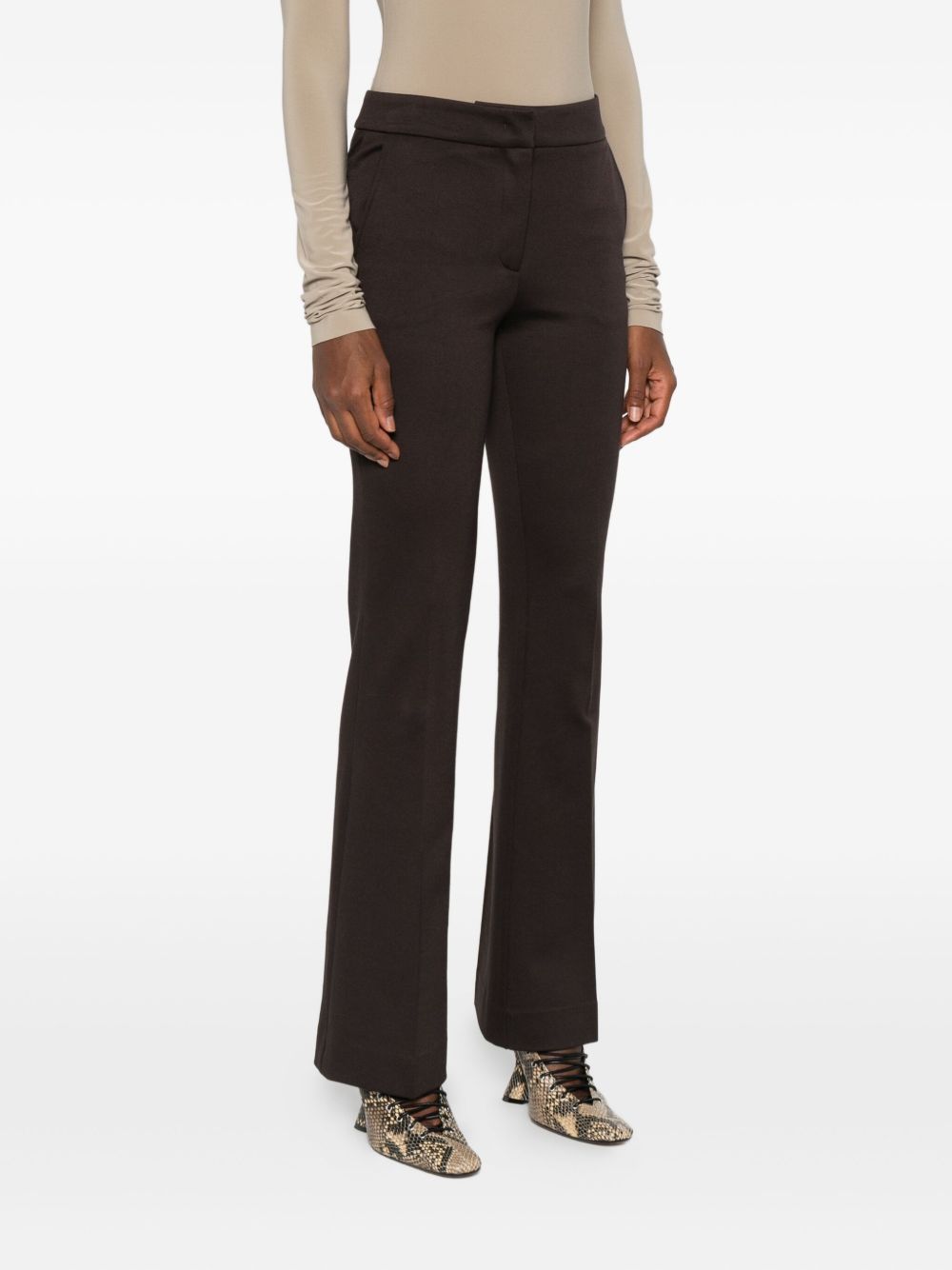 Via Masini 80 Trousers Brown Via Masini 80