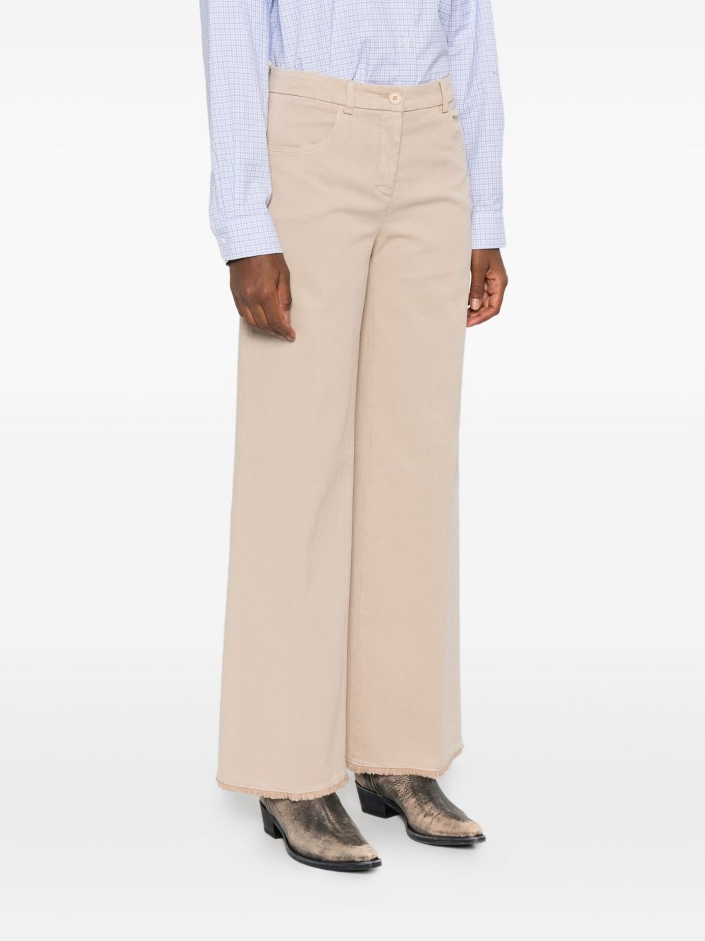 Via Masini 80 Trousers Beige Via Masini 80