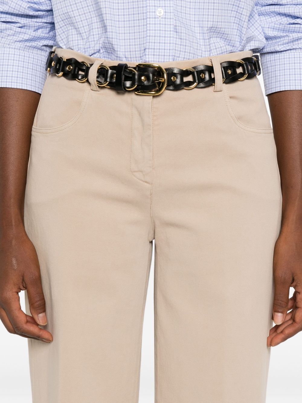 Via Masini 80 Trousers Beige Via Masini 80