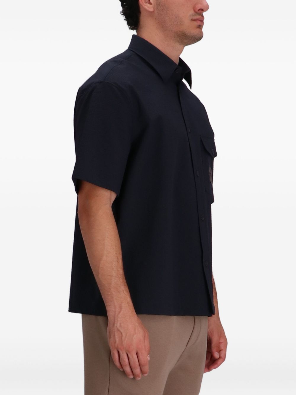 Emporio Armani Patch-pocket short-sleeve shirt Emporio Armani 