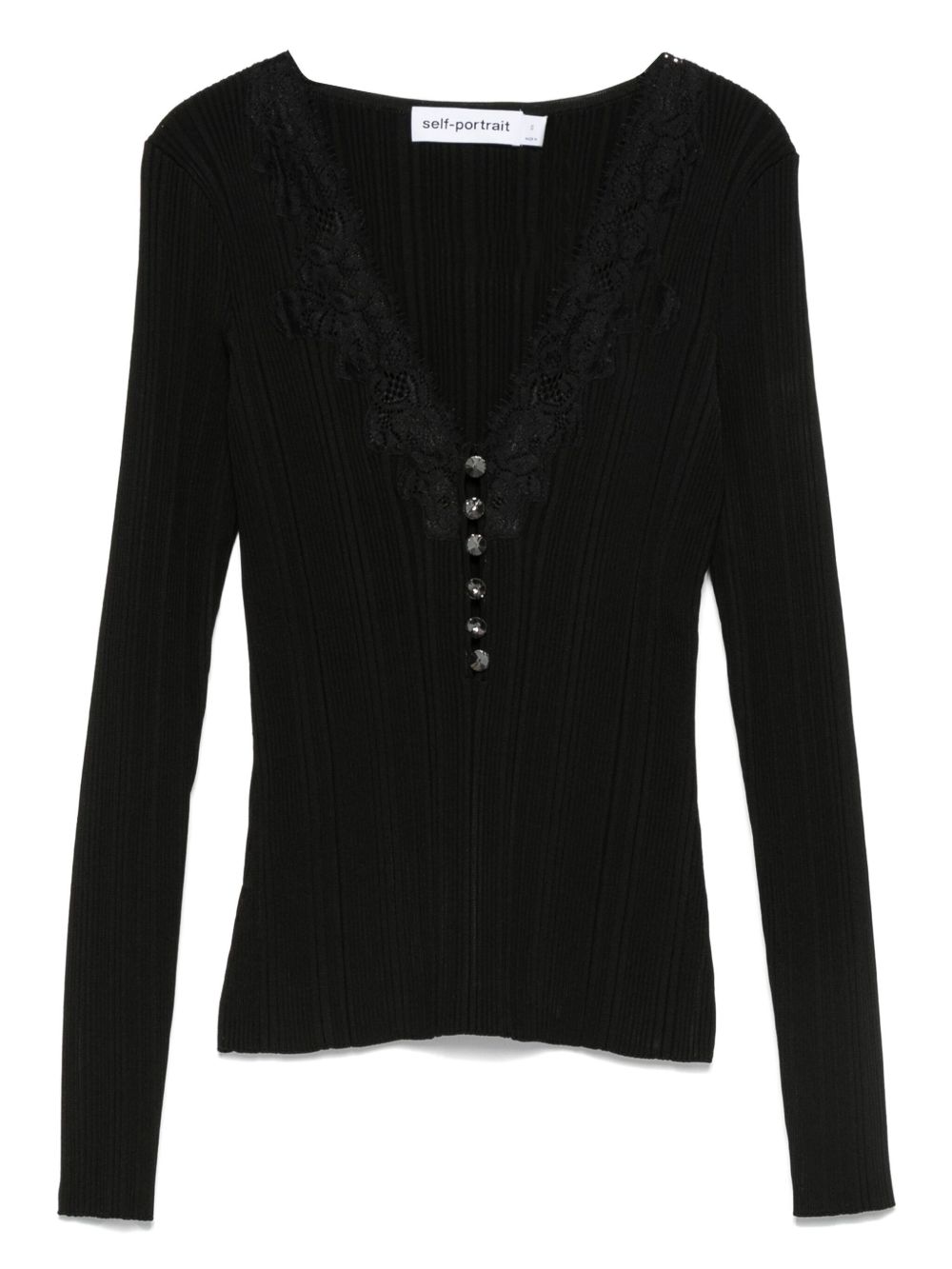 Self-portrait Sweaters Black Self-Portrait
