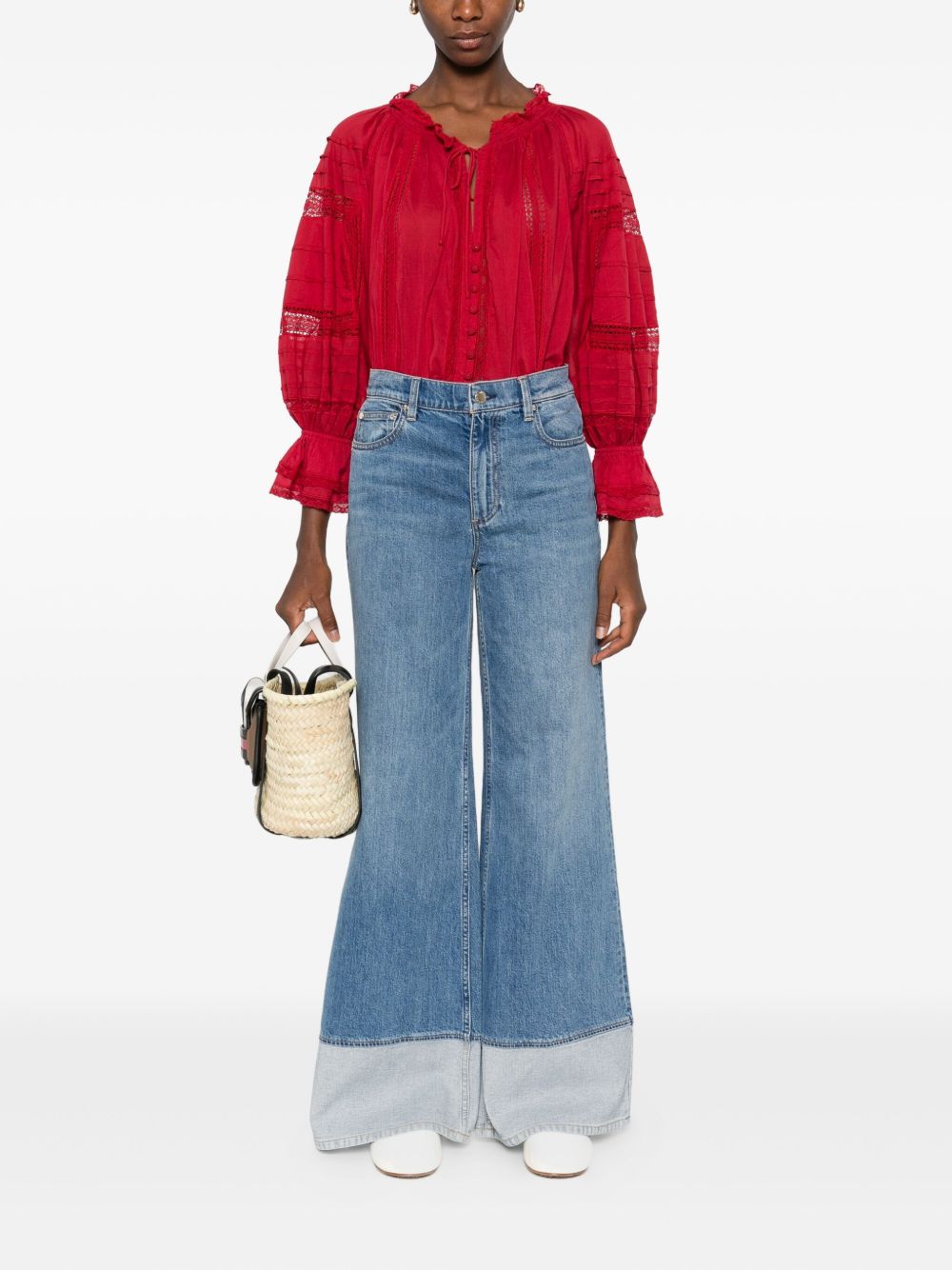 Alice + Olivia Jeans Clear Blue Alice + Olivia