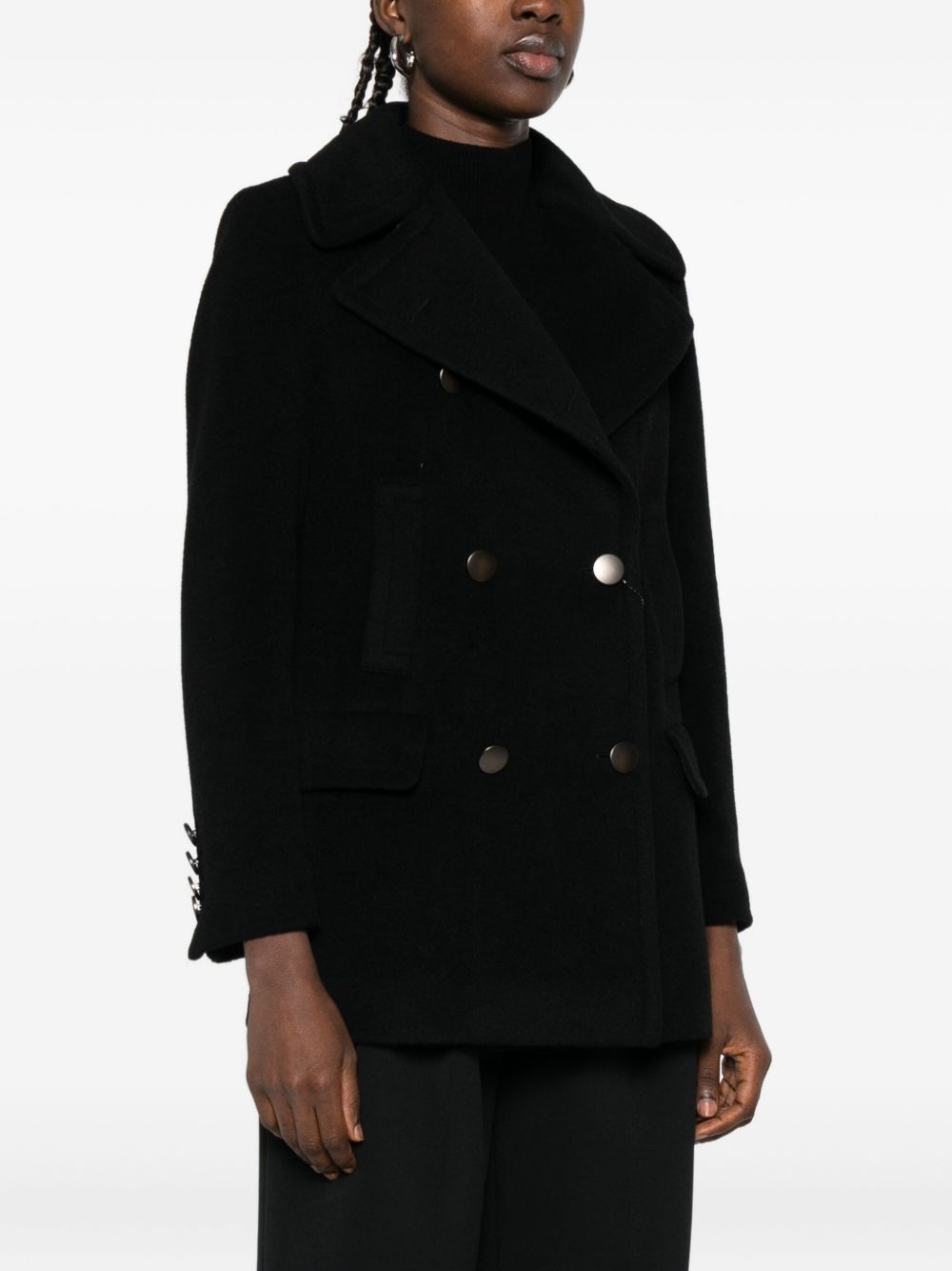 Tagliatore Coats Black Tagliatore