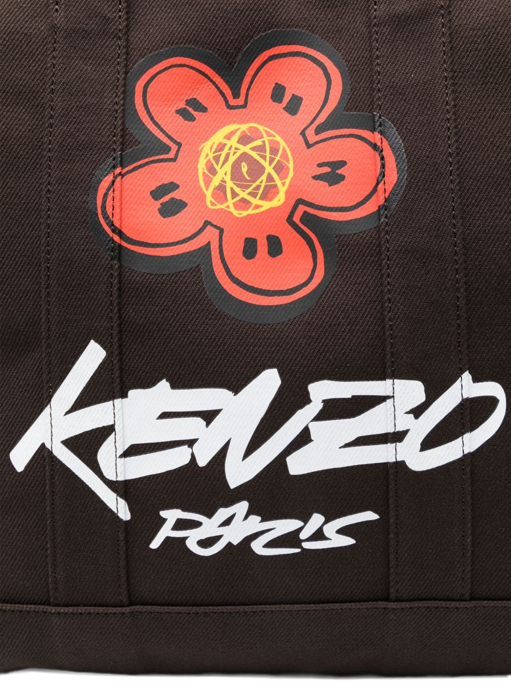 KENZO FUTURA Kenzo x Futura 2000' large tote bag 'Kenzo Utility' in canvas KENZO FUTURA 