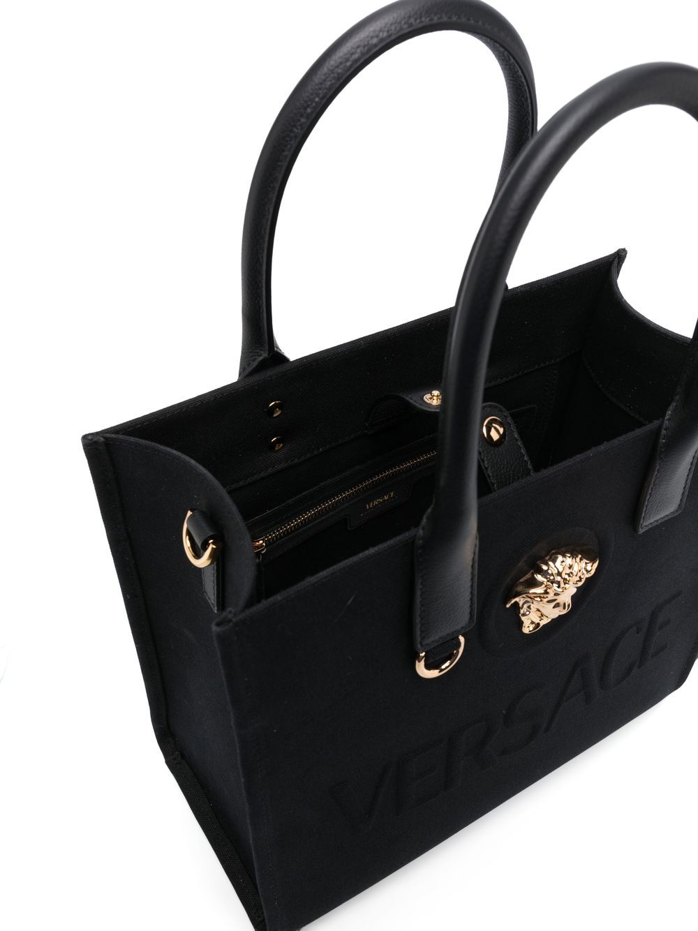 Versace Small La Medusa canvas tote bag Versace