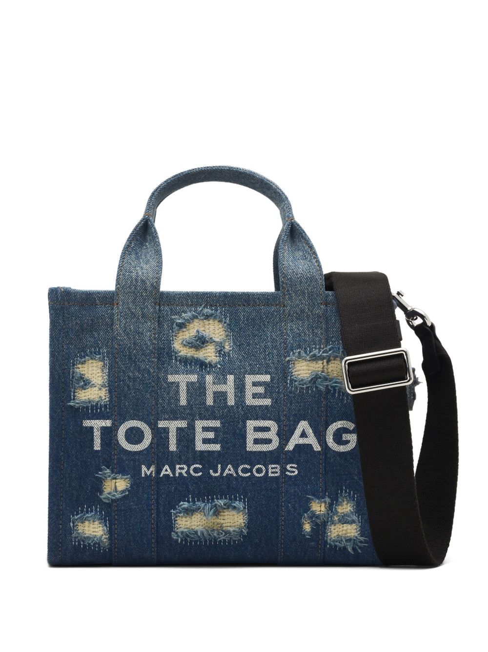 Marc Jacobs The Rip And Repair Denim Small Tote Bag Marc Jacobs