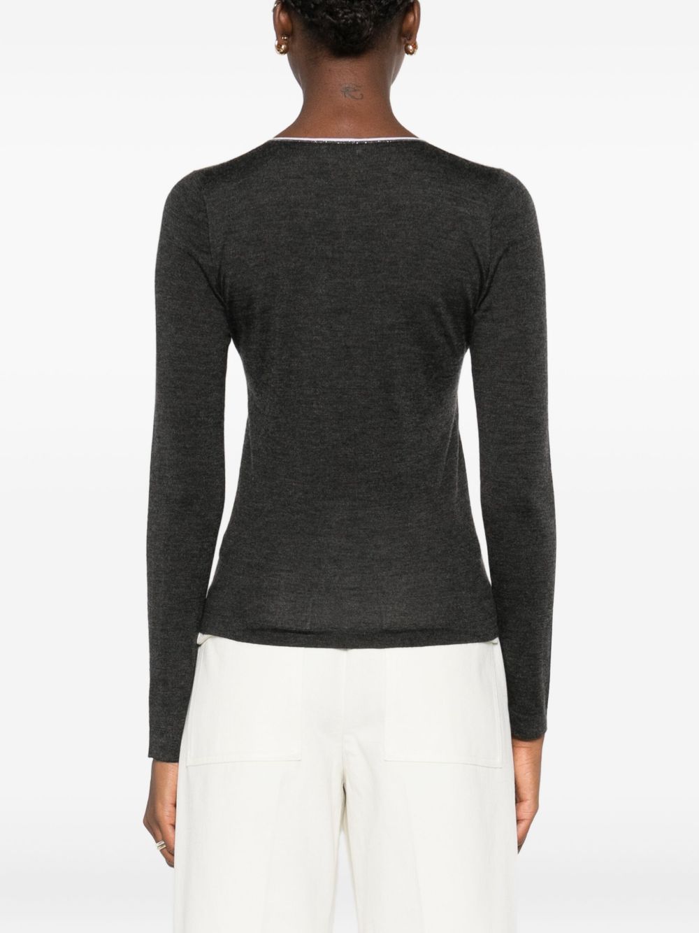 Brunello Cucinelli Sweaters Grey Brunello Cucinelli