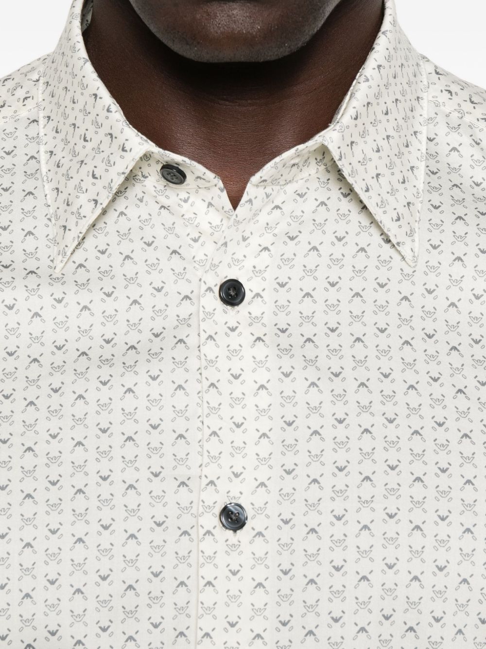 Emporio Armani Patterned cotton shirt Emporio Armani 