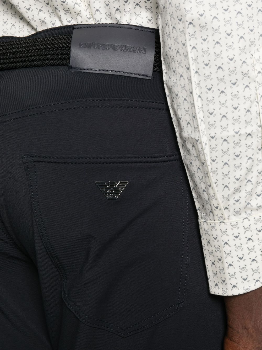 Emporio Armani Trousers with logo plaque Emporio Armani 
