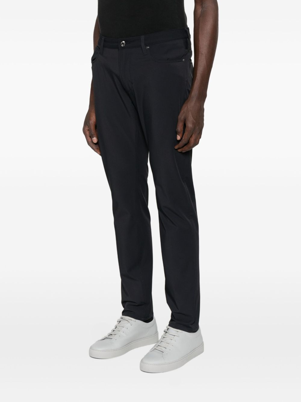 Emporio Armani Trousers with logo plaque Emporio Armani 