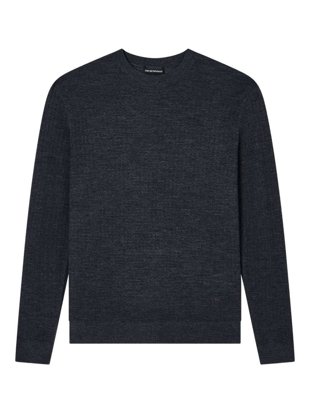 Emporio Armani Virgin wool sweater with raised jacquard pattern Emporio Armani 