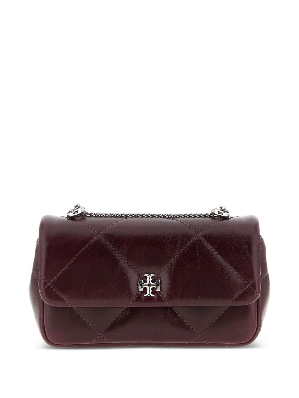 Tory Burch Kira Diamond Clutch Bordeaux