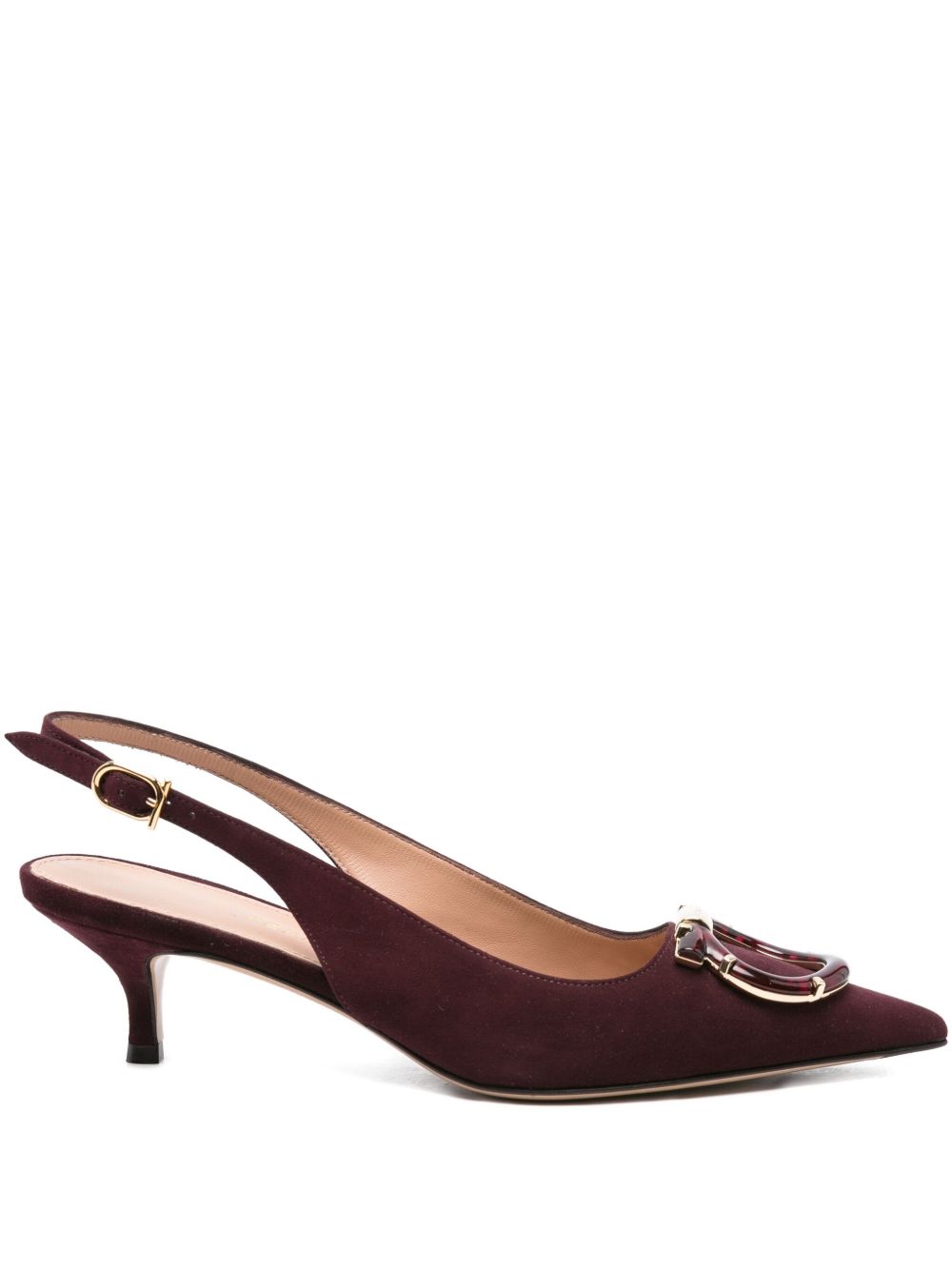 Ferragamo With Heel Bordeaux Ferragamo