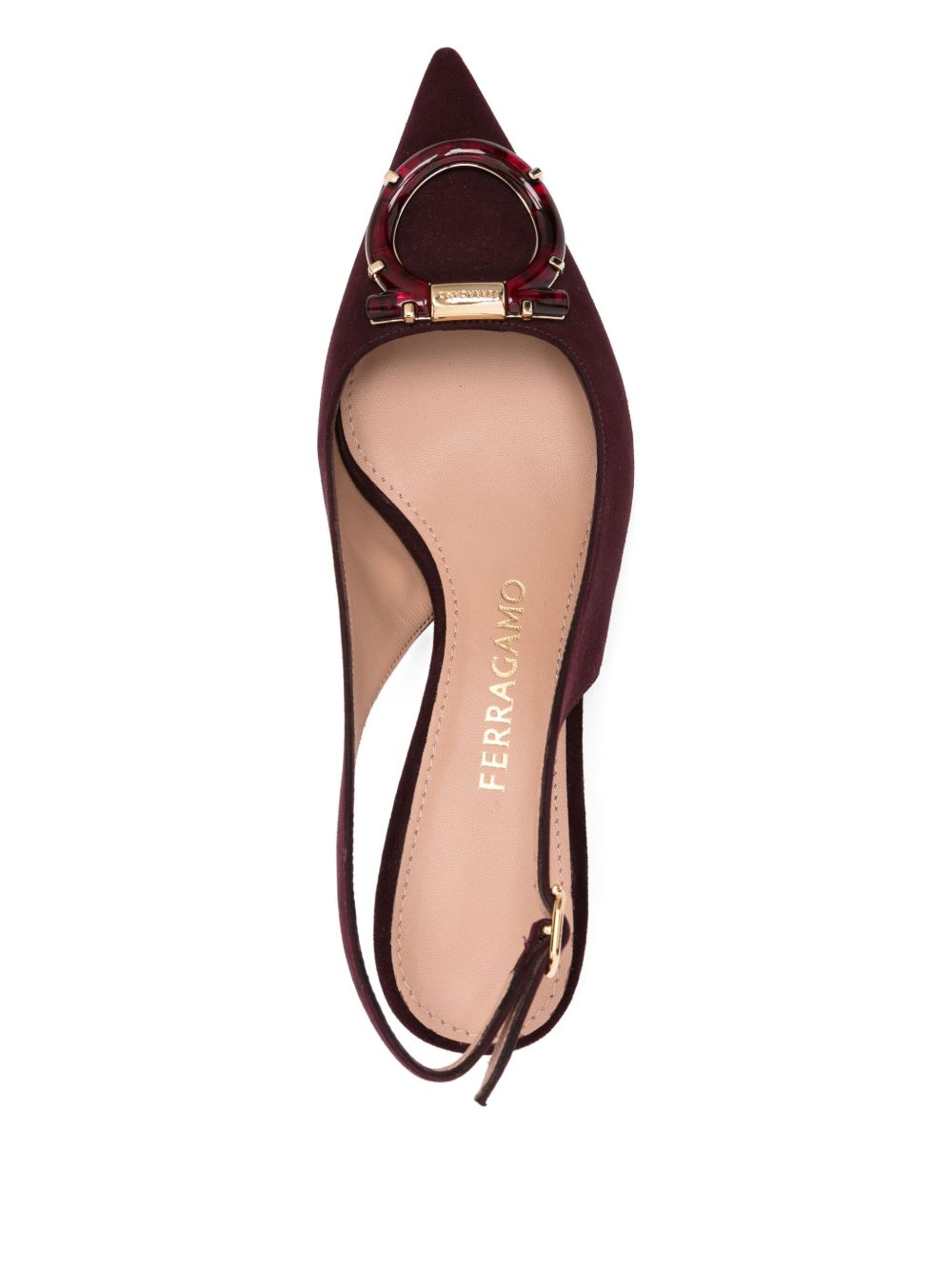 Ferragamo With Heel Bordeaux Ferragamo