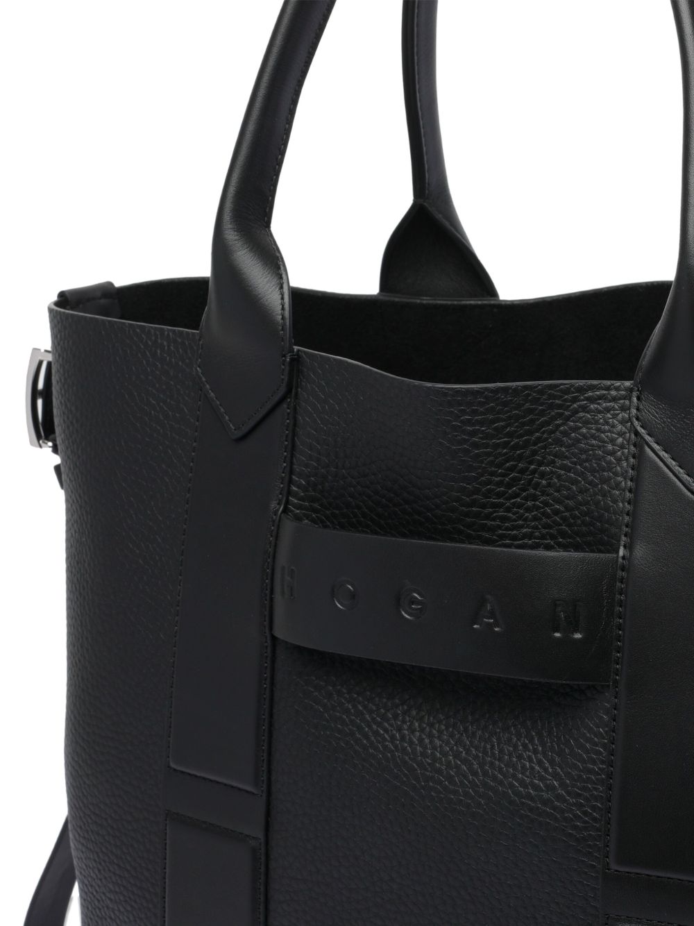 Hogan Pre Medium Script Tote Bag Hogan Pre
