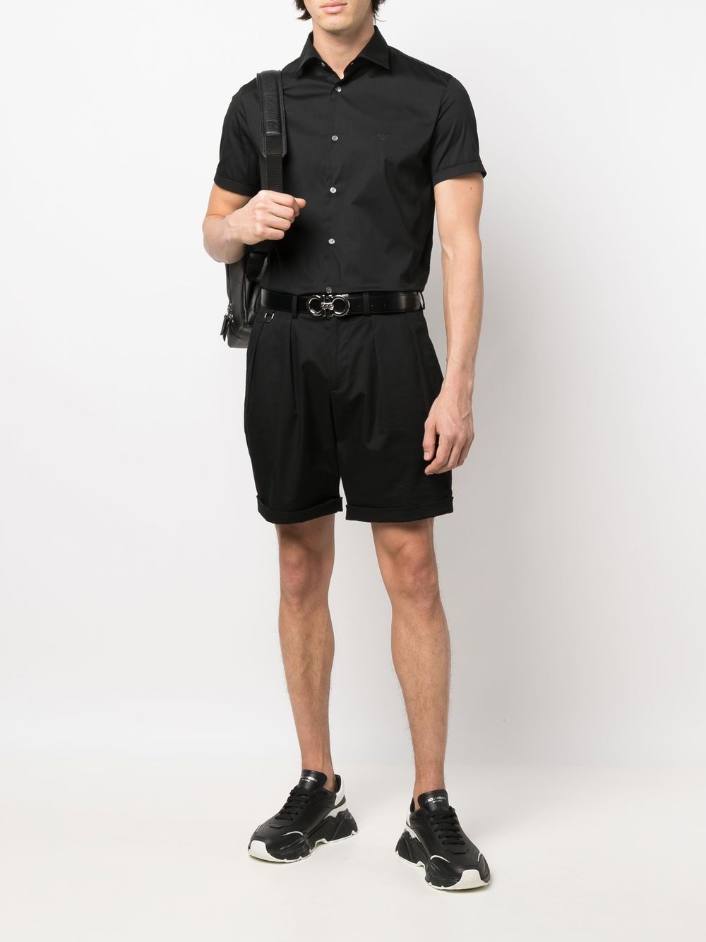 Emporio Armani Short-sleeved poplin shirt Emporio Armani 