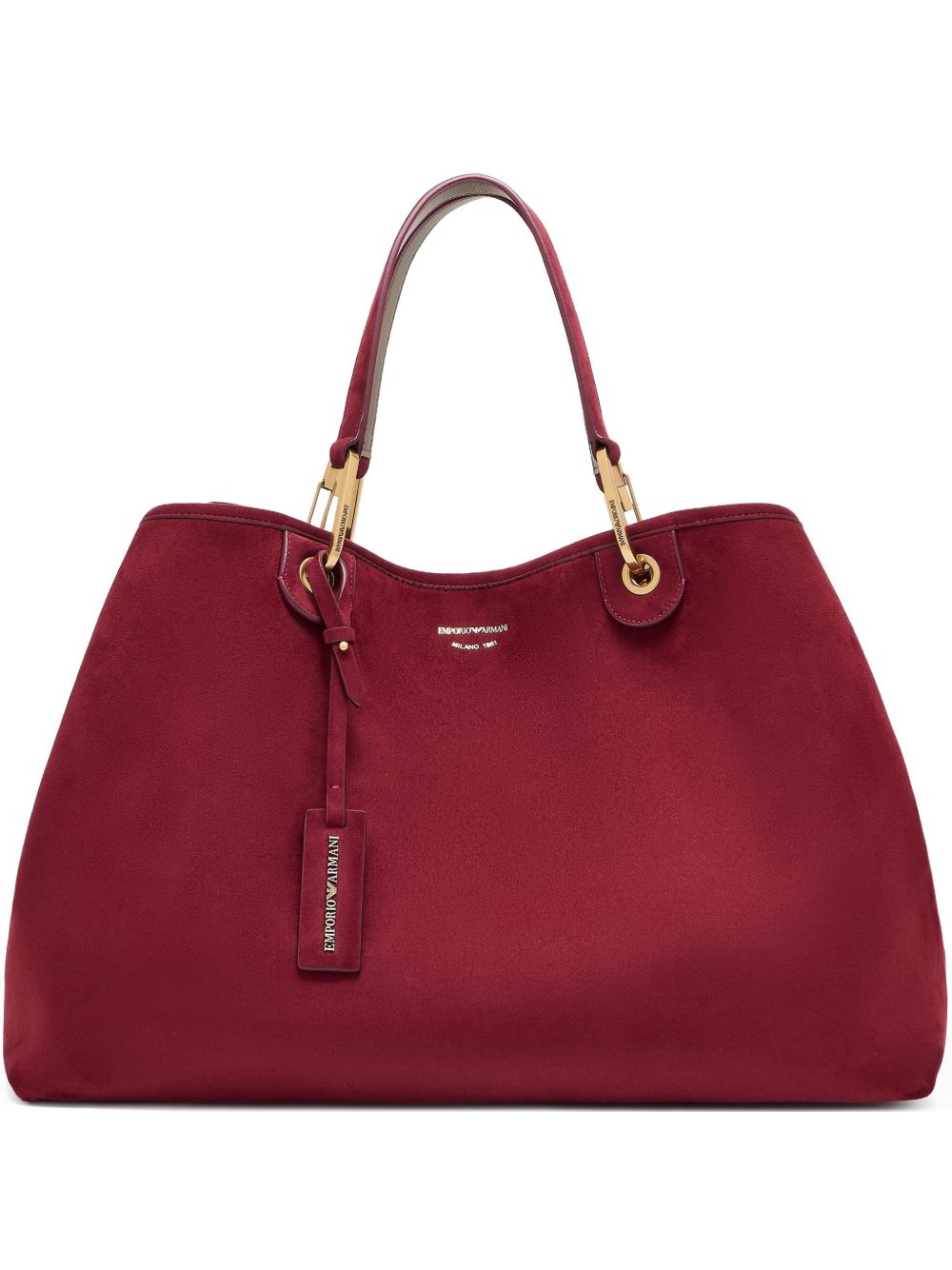 Emporio Armani Large MyEA shopper in imitation suede Emporio Armani 