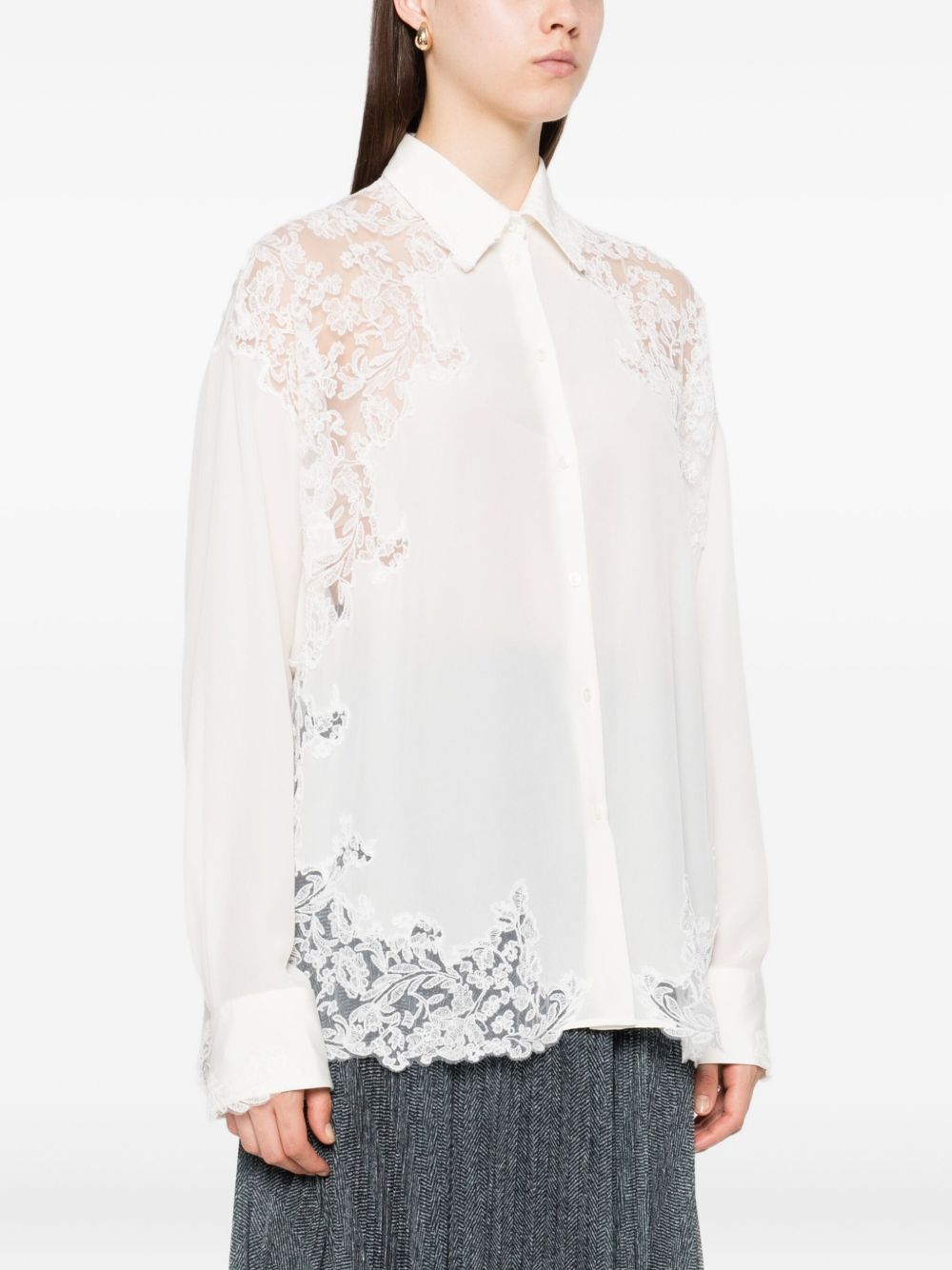 Ermanno Scervino Shirt with lace trim Ermanno Scervino 