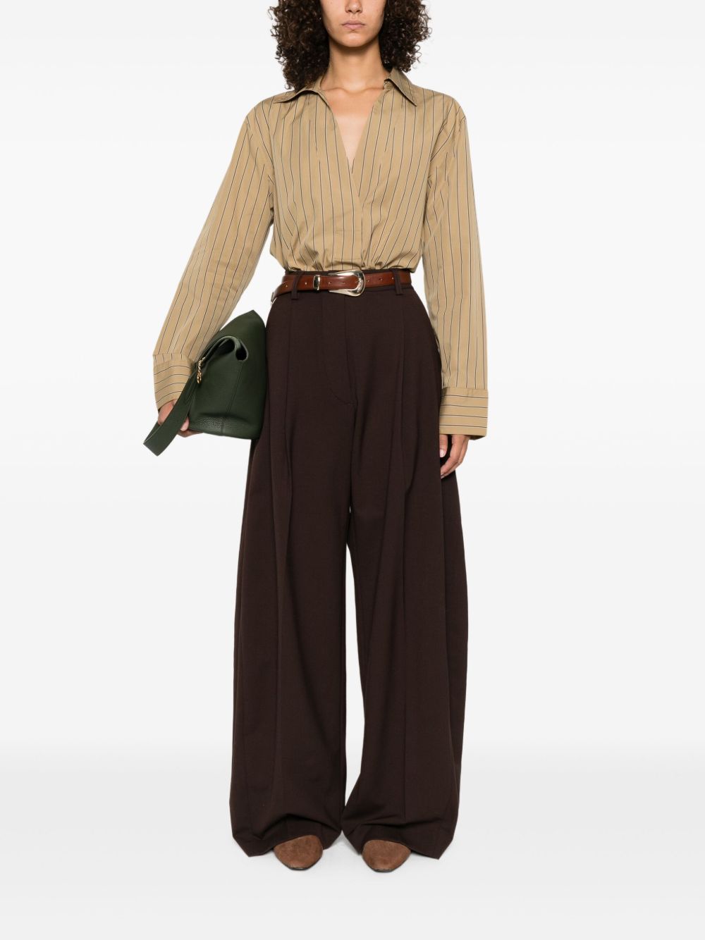 THE LATEST Trousers Brown THE LATEST 