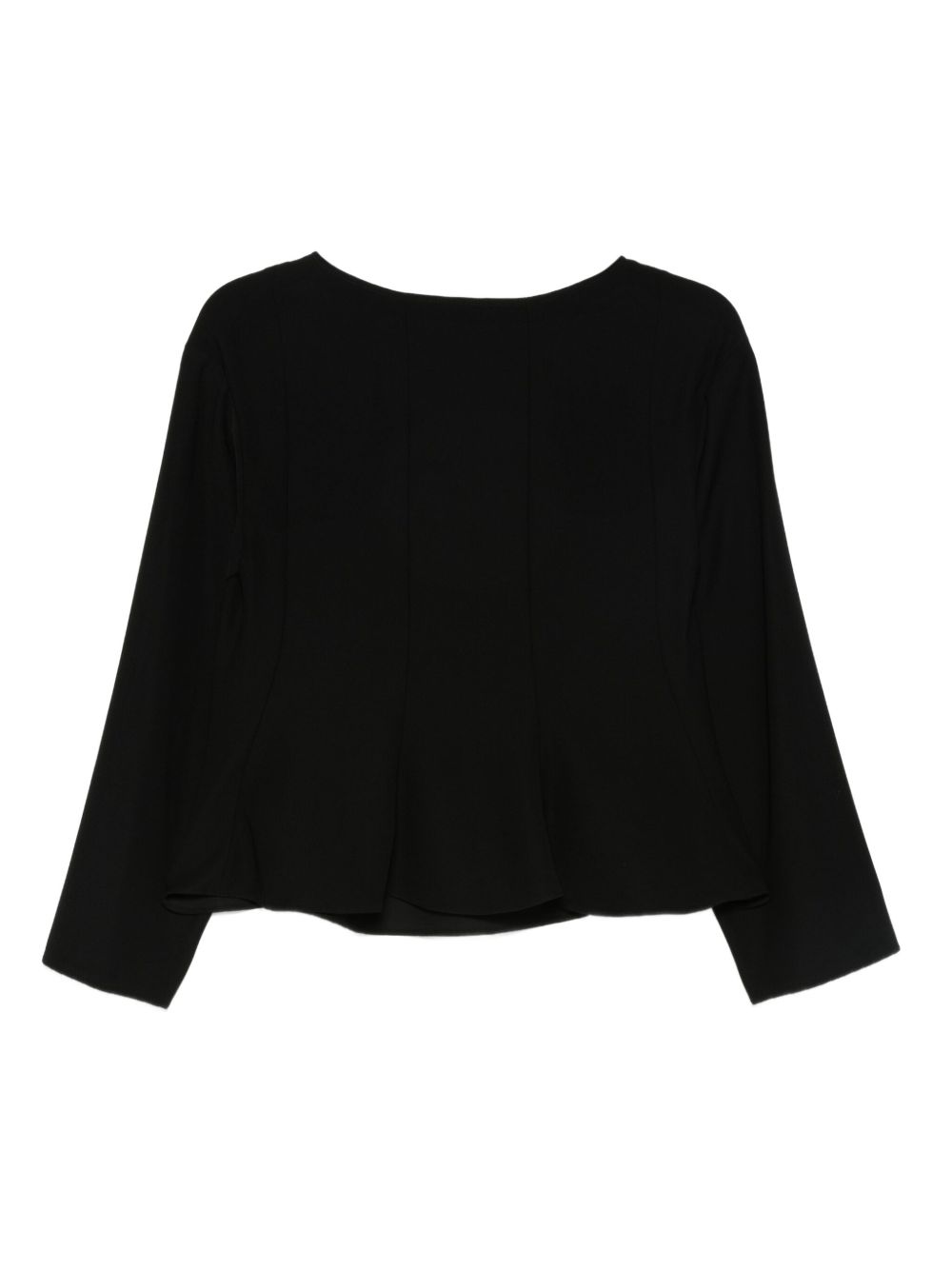 Emporio Armani Boat neck three-quarter sleeves tailored Emporio Armani