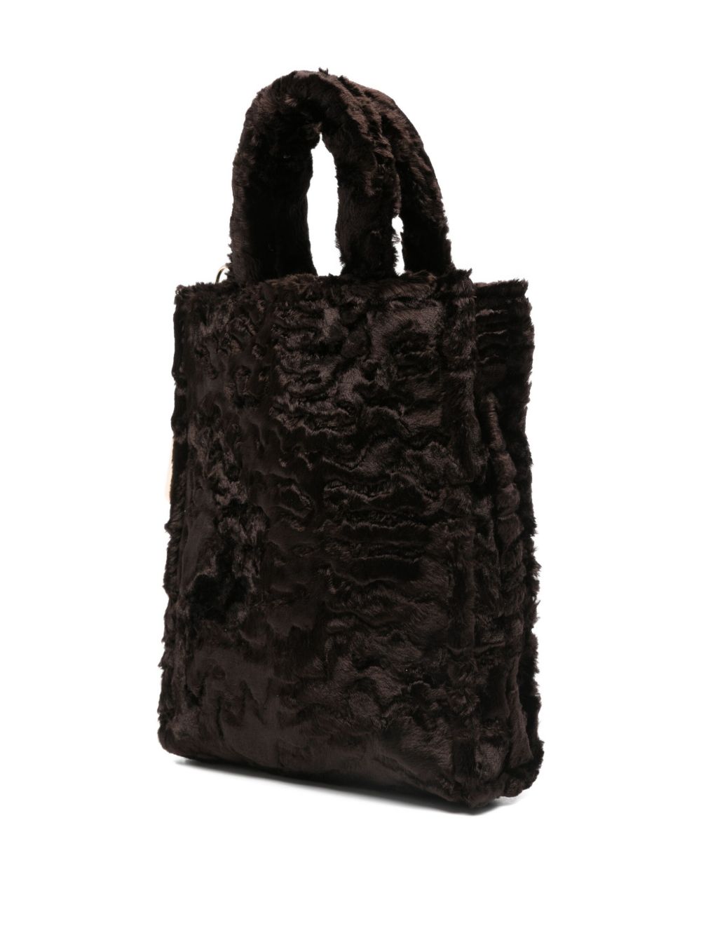 La Milanesa Faux-fur double-handle tote bag La Milanesa 