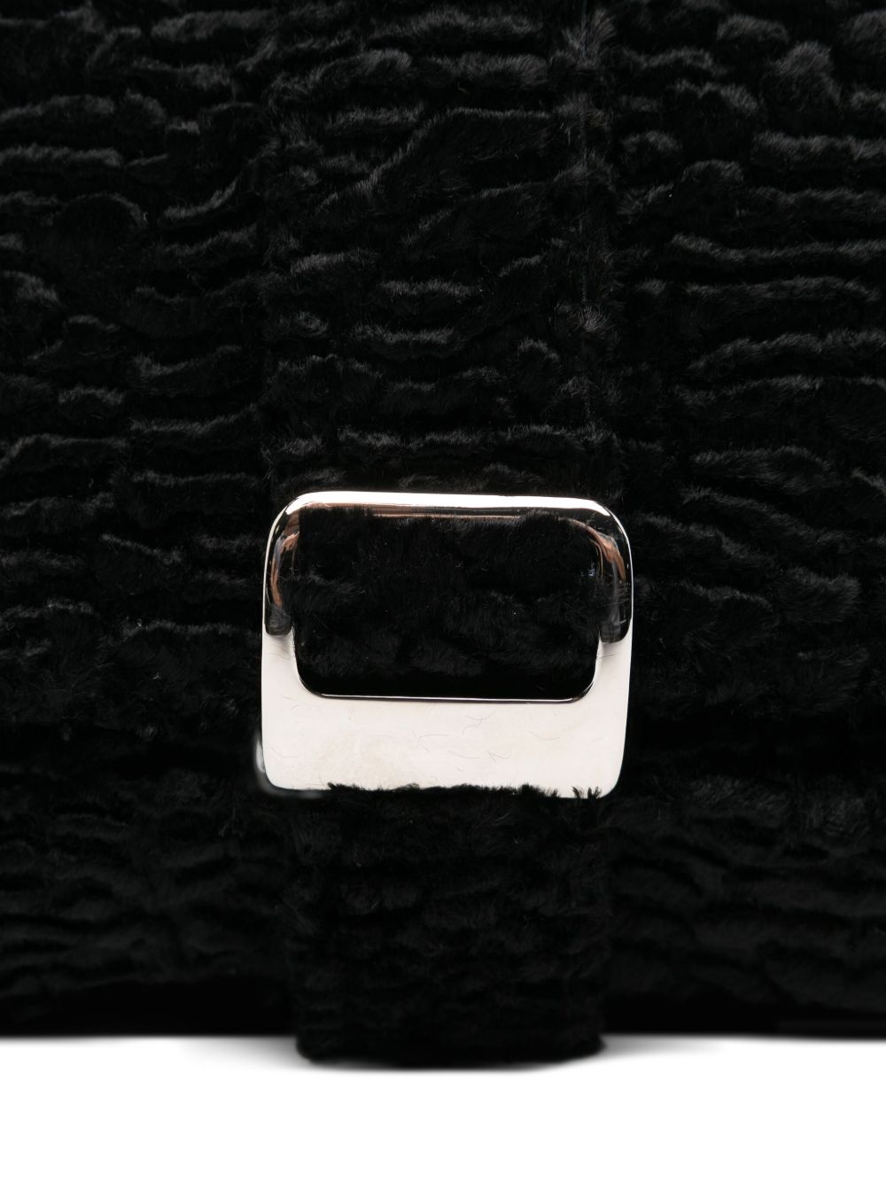 La Milanesa Textured buckle shoulder bag La Milanesa 