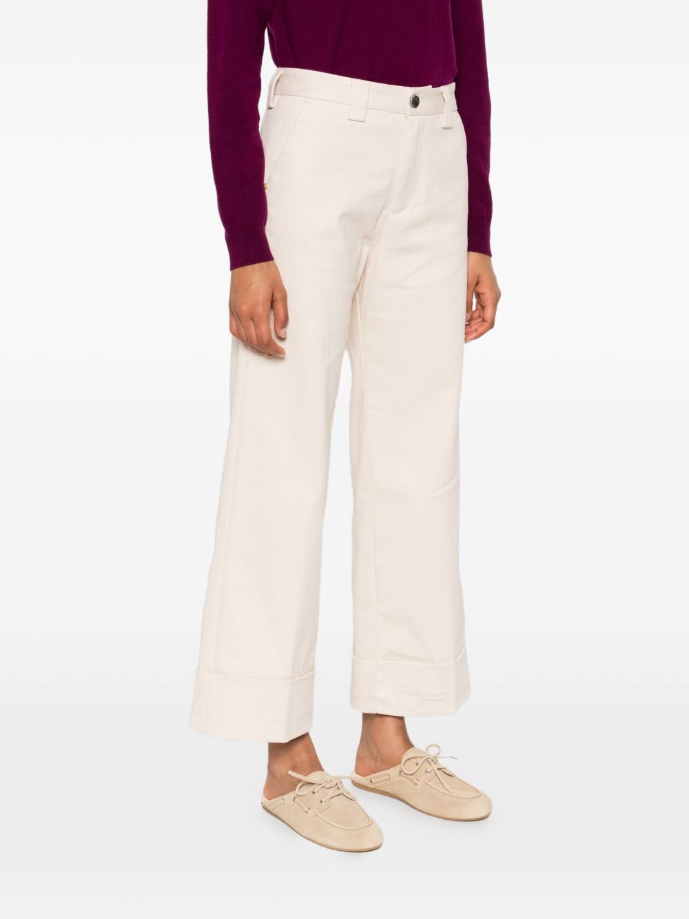 WHITE SAND Trousers Beige White Sand