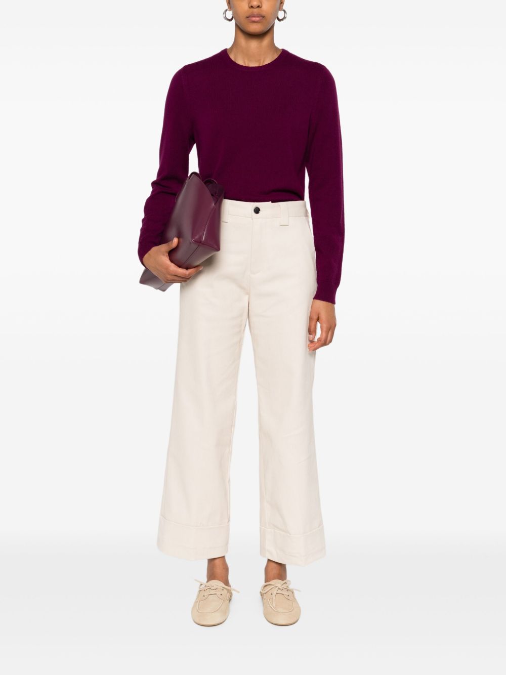 WHITE SAND Trousers Beige White Sand