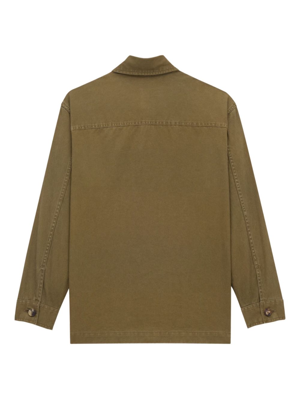 Saint Laurent Cassandre overshirt in cotton and linen gabardine Saint Laurent 