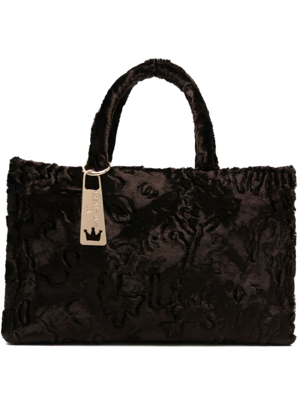 La Milanesa Liliana floral-pattern tote bag La Milanesa