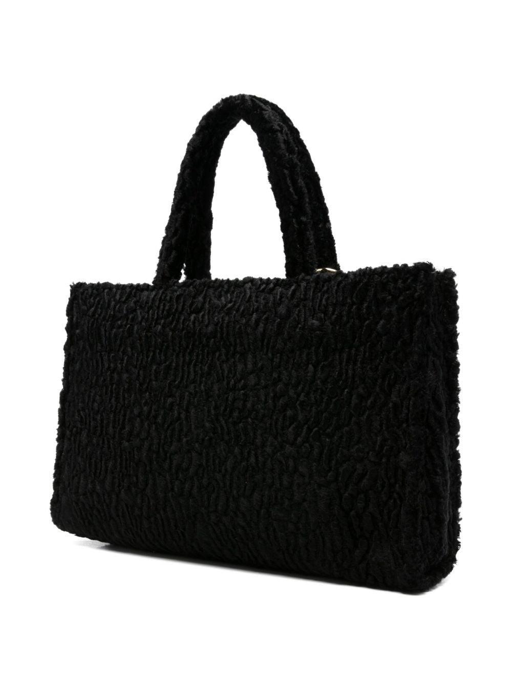 La Milanesa Textured-effect tote bag La Milanesa 
