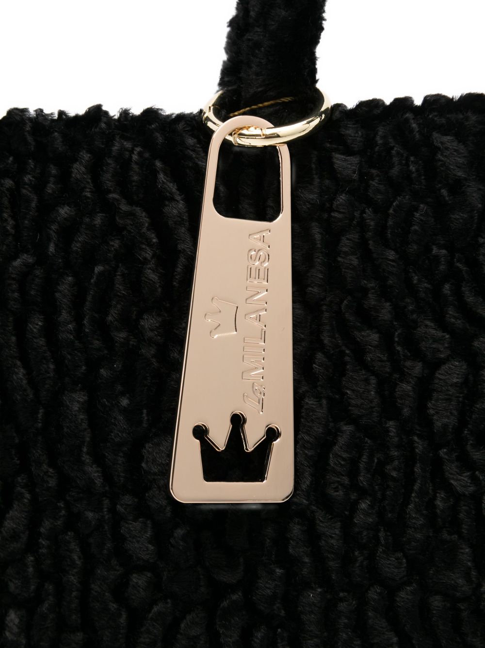 La Milanesa Textured-effect tote bag La Milanesa 