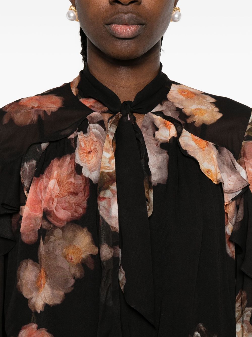 Zimmermann Hypnotic Printed Blouse Zimmermann