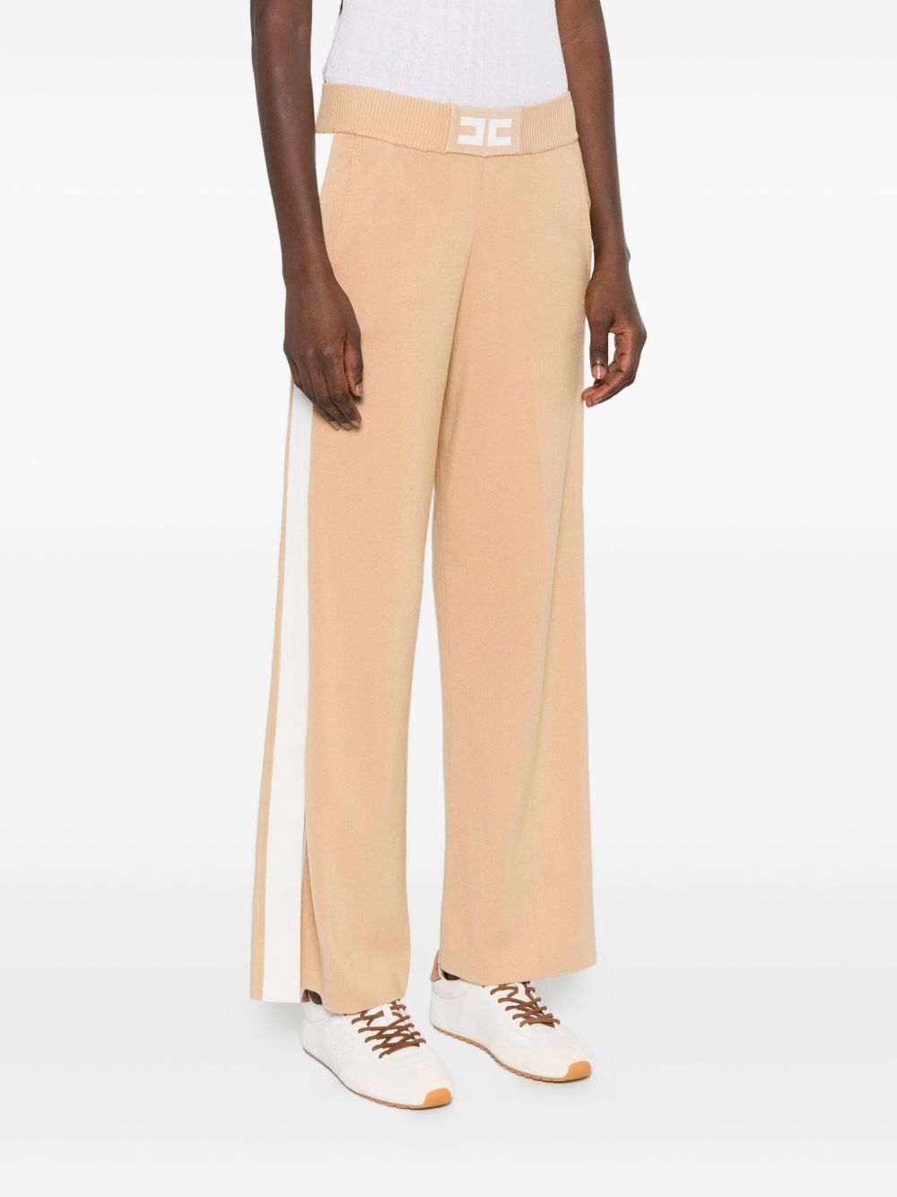 Elisabetta Franchi Trousers Beige Elisabetta Franchi 