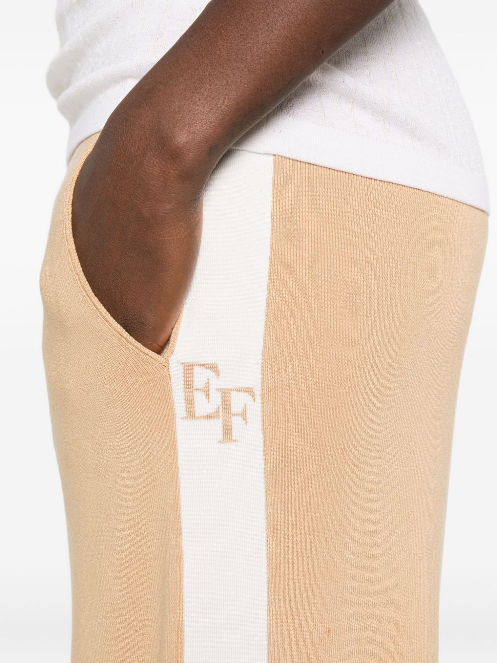 Elisabetta Franchi Trousers Beige Elisabetta Franchi 