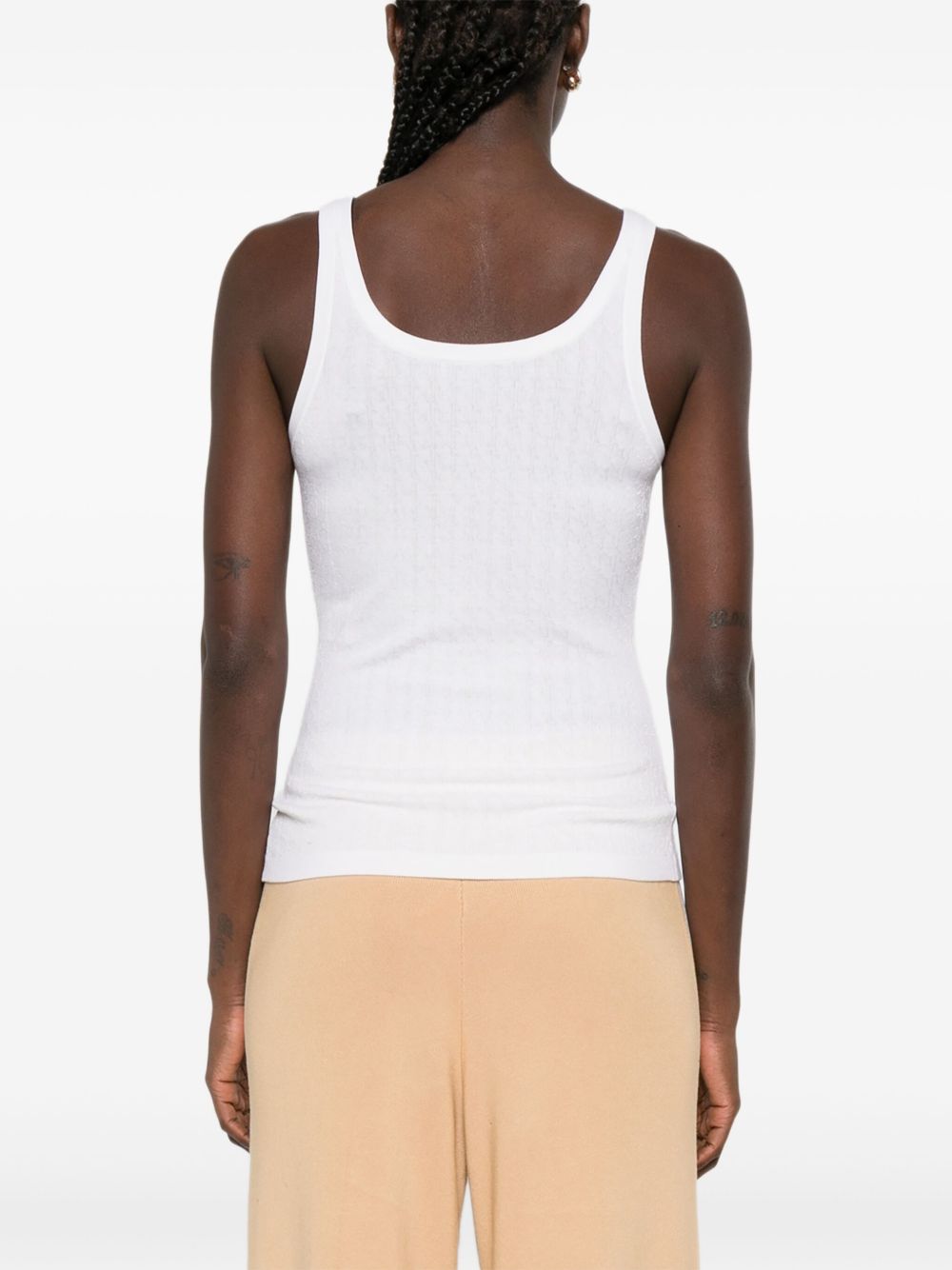 Elisabetta Franchi Top Ivory Elisabetta Franchi 