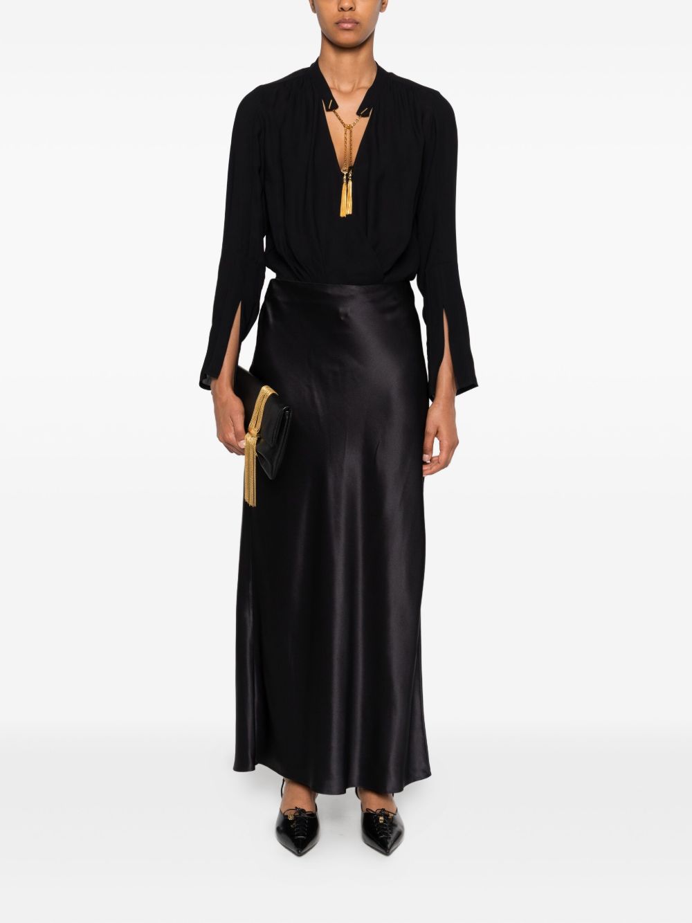 Elisabetta Franchi Top Black Elisabetta Franchi