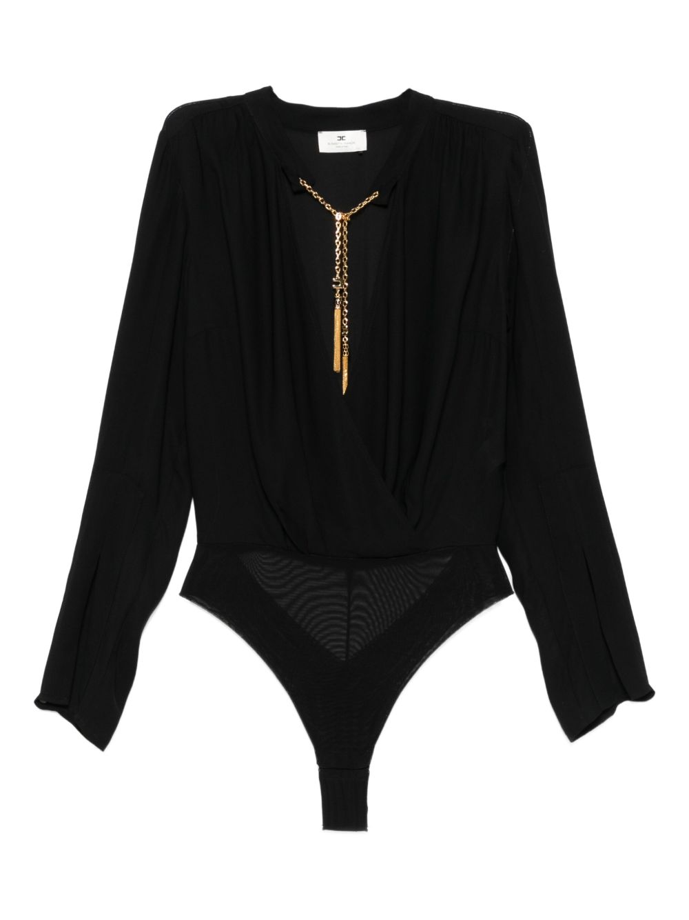 Elisabetta Franchi Top Black Elisabetta Franchi