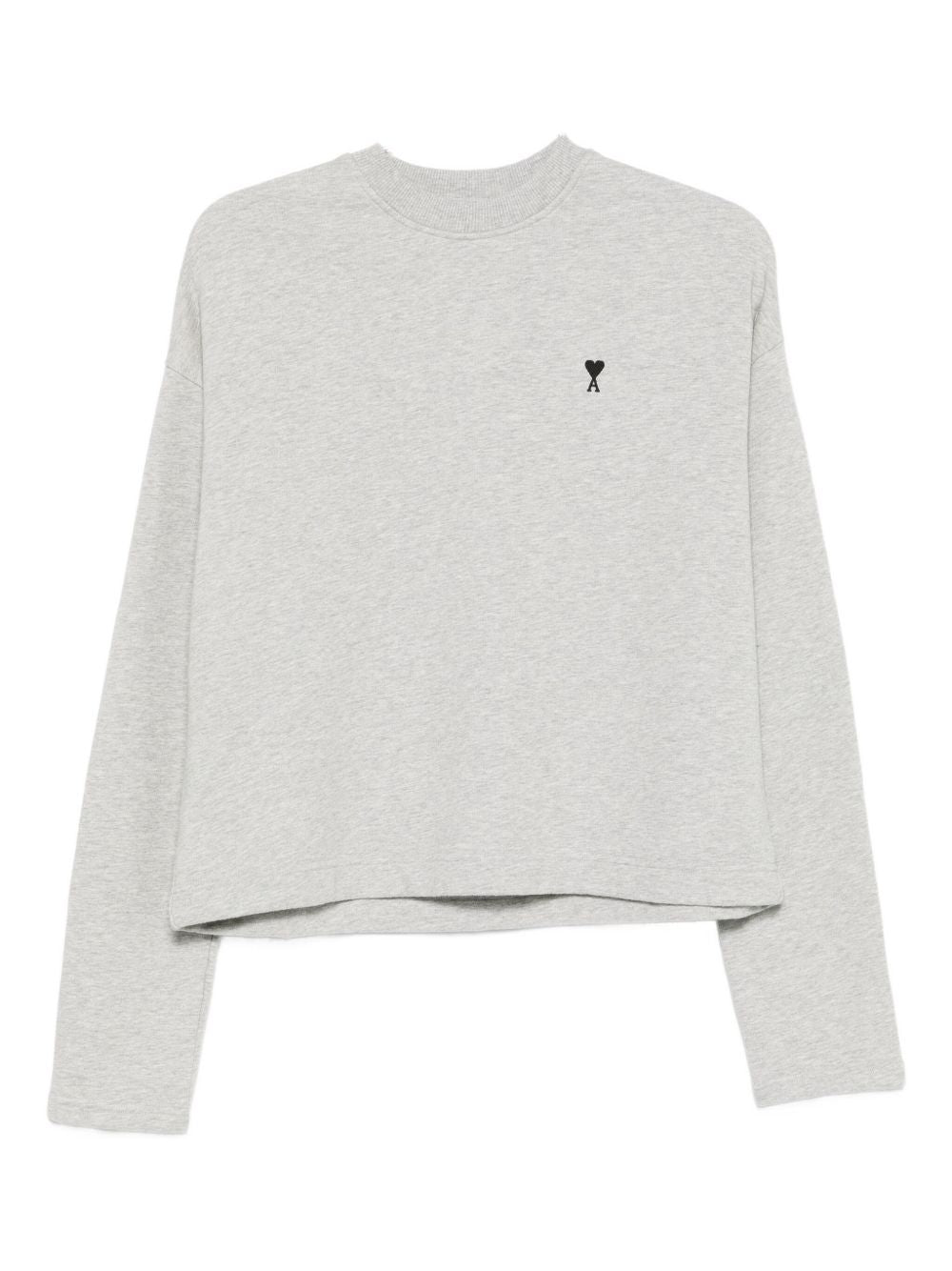 Ami Paris Sweaters Light Grey Ami Paris 