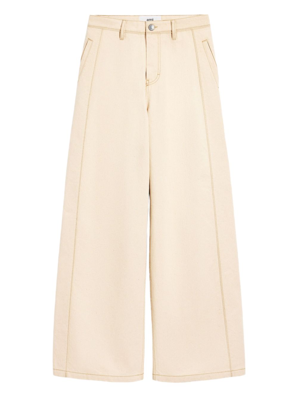 Ami Paris Jeans Beige Ami Paris