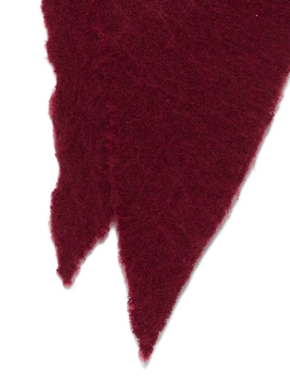 Faliero Sarti Frayed-edge wool-cashmere blend scarf Faliero Sarti