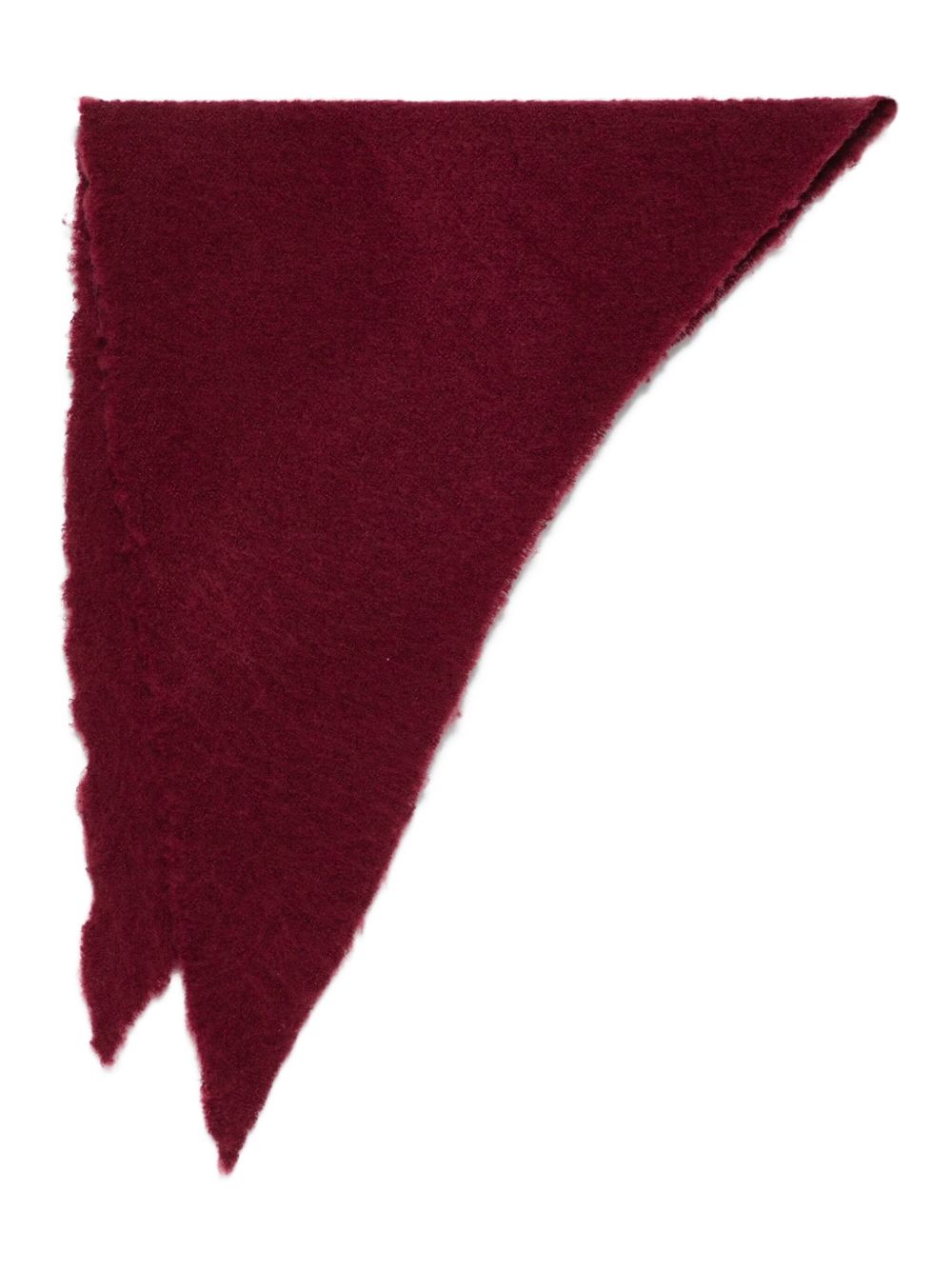 Faliero Sarti Frayed-edge wool-cashmere blend scarf Faliero Sarti
