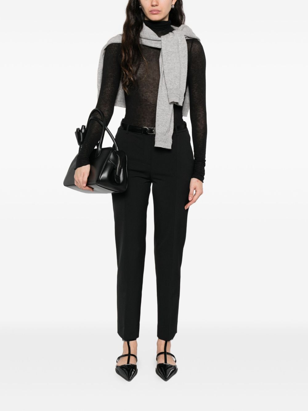 Via Masini 80 Trousers Black Via Masini 80