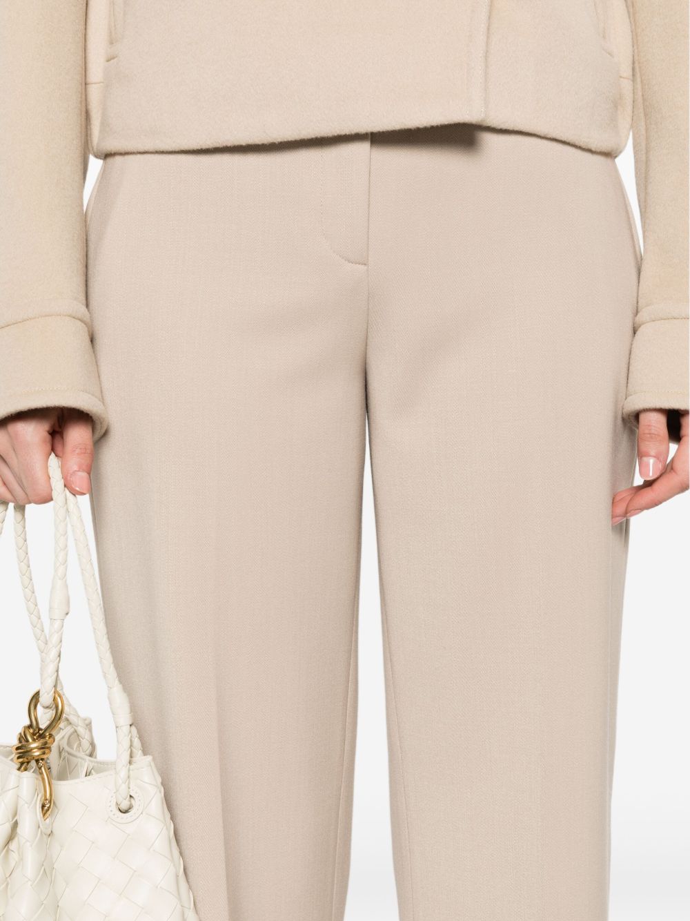 Via Masini 80 Trousers Beige Via Masini 80