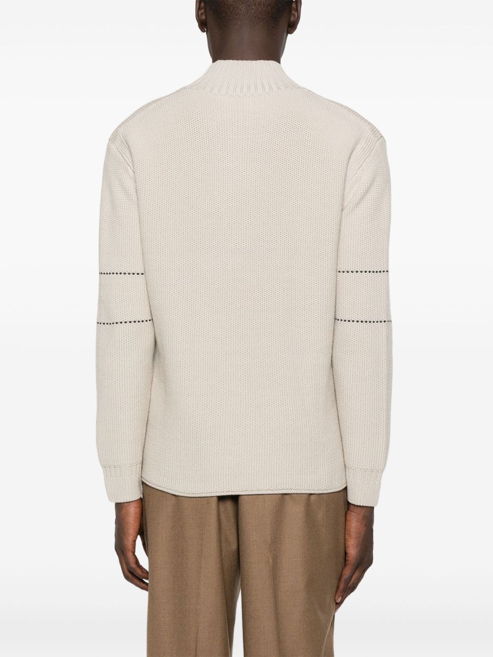 Emporio Armani High-neck striped sweater Emporio Armani 