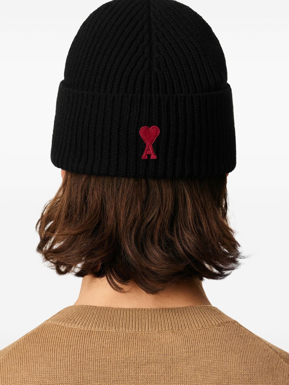 Ami Paris Hats Black Ami Paris