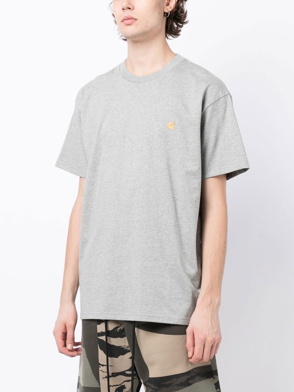 CARHARTT WIP MAIN T-shirts and Polos Grey Carhartt Wip Main 