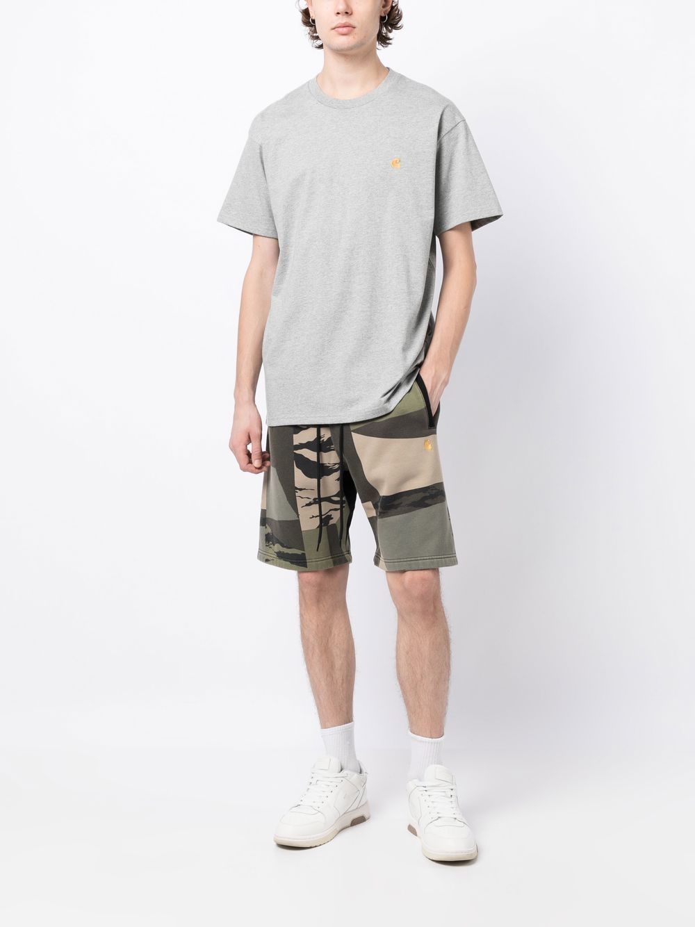 CARHARTT WIP MAIN T-shirts and Polos Grey Carhartt Wip Main 