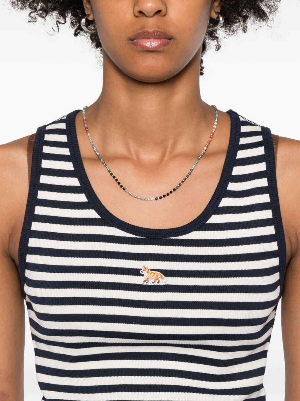 Maison Kitsuné MAISON KITSUNE' Top Blue Maison Kitsuné
