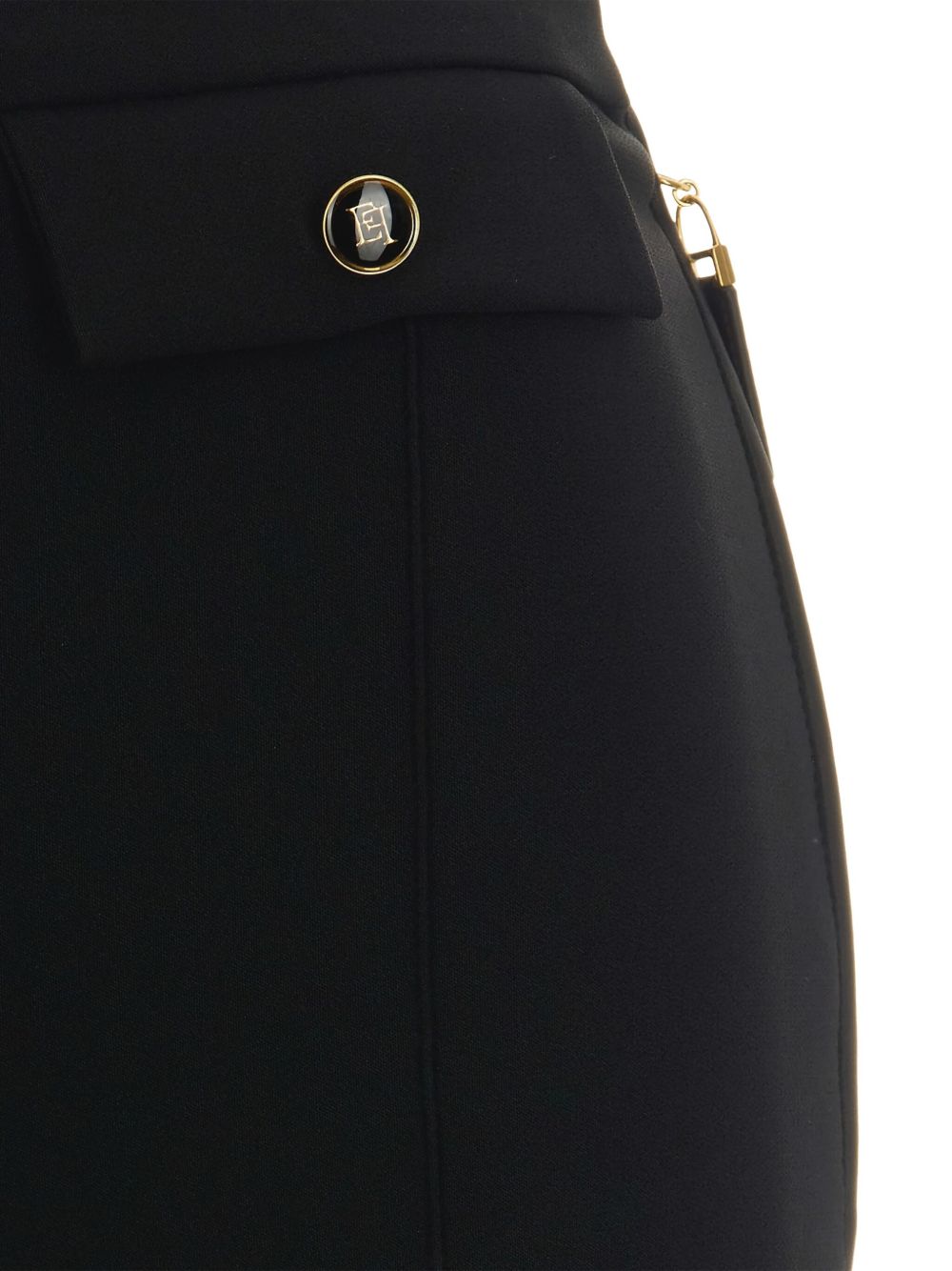 Elisabetta Franchi Trousers Black Elisabetta Franchi